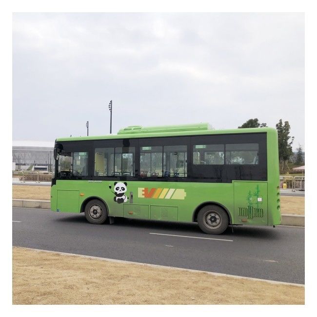 LHD Steering 16 posti Autobus elettrico puro con passo rotante di 2840 mm per il trasporto interurbano