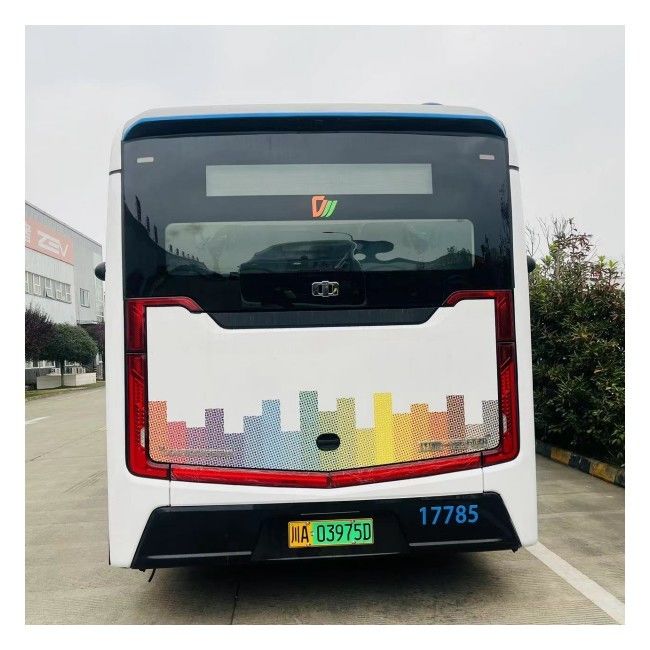 Autobus elettrico puro 12 M LHD Automa EV Innercity Bus 46 posti con sospensione pneumatica