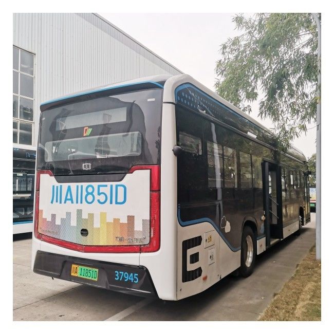 Bus elettrico basso della città del E-bus 280-650km del pavimento di LHD 12m con 46 sedili