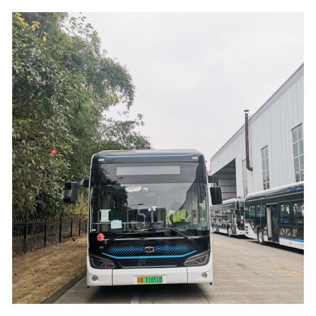 Bus elettrico basso della città del E-bus 280-650km del pavimento di LHD 12m con 46 sedili
