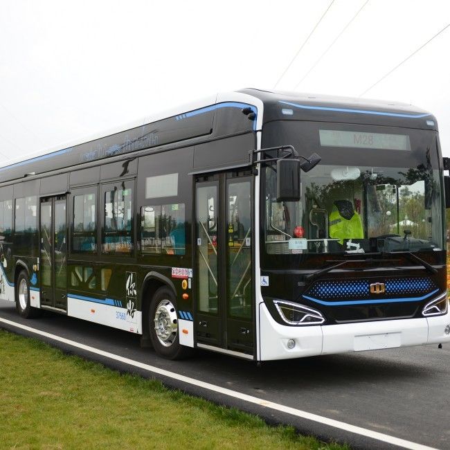 Bus elettrico basso della città del E-bus 280-650km del pavimento di LHD 12m con 46 sedili