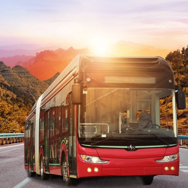 Autobus 18m zev 50 posti Autobus elettrico BRT Autobus ZEV Autobus urbano Servizio per il trasporto urbano.