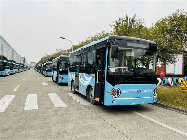 6.6 M LHD Mini Pure Electric Bus Zero Emission per il trasporto comunitario