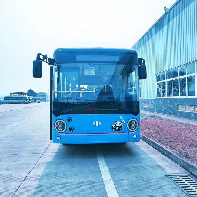 6.6m Autobus elettrico mini da 23 posti con autonomia di 200 km, guida a sinistra/destra, per servizi navetta