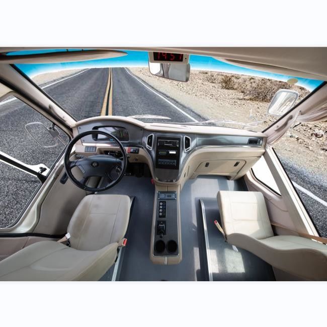 Bus del sottobicchiere di 25 Seater con il sistema di spettacolo di DVD del motore diesel ed i sedili alti--indietro