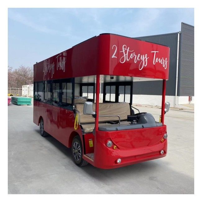 Il bus navetta elettrico dei carretti da golf 6,4 Mts gira il radio con velocità massima 30 km/h