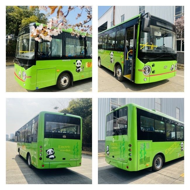 6.6m Zev autobus a batteria autobus elettrici minibus 24 posti per il trasporto pubblico.