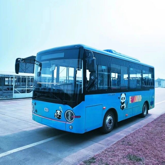 Autobus urbano elettrico personalizzato Batteria LHD/RHD 21 posti Minibus chilometraggio 200 - 270km