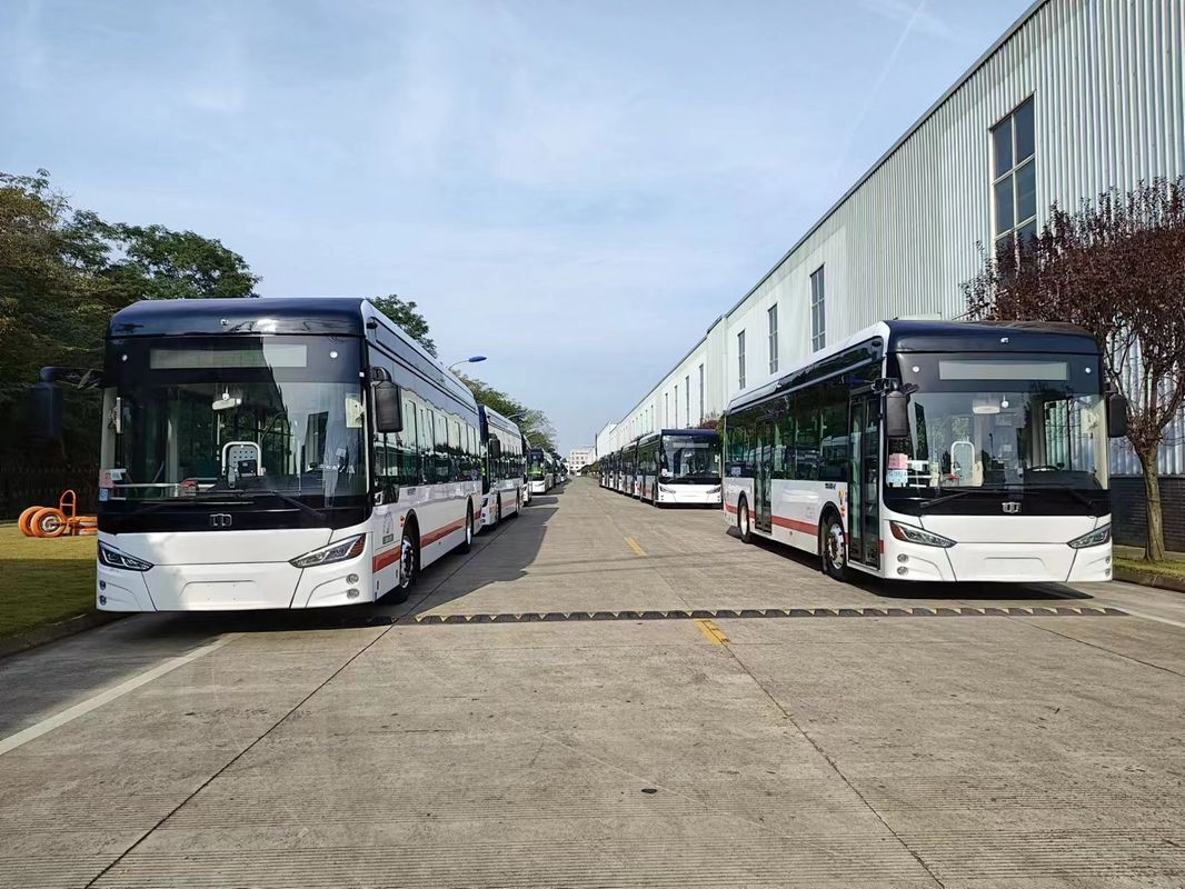 10.5M Autobus elettrico puro a basso costo di manutenzione e linea di autobus CAN strumentale