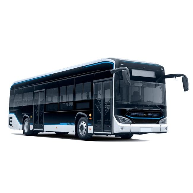 230 km di autonomia Autobus elettrico puro Sistema di frenatura a disco anteriore e posteriore Degelo elettrico