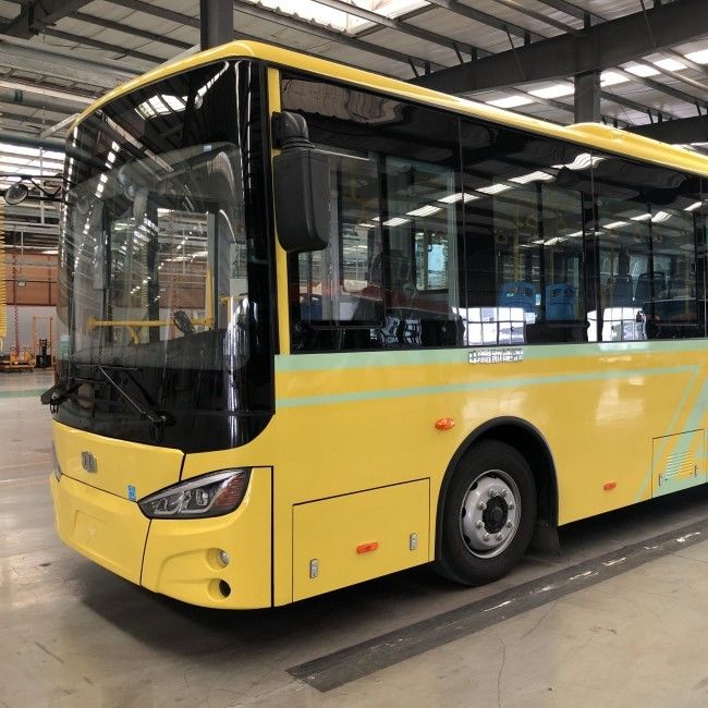 Autobus elettrico per trasporto pubblico con cambio automatico, batteria da 255 kWh e capacità di 30 posti