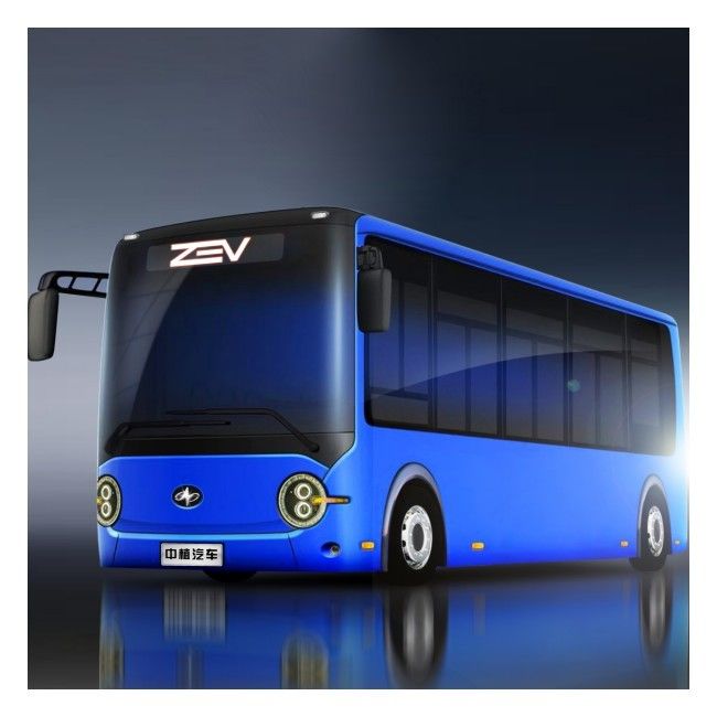 Autobus elettrico puro da 6 m e 16 posti con batteria da 95,25 kWh e autonomia di 180 km per il trasporto pubblico