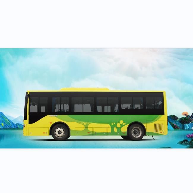 Autobus Zev da 8 metri e 28 posti Autobus a batteria Autobus a piano basso Autobus di trasporto urbano.