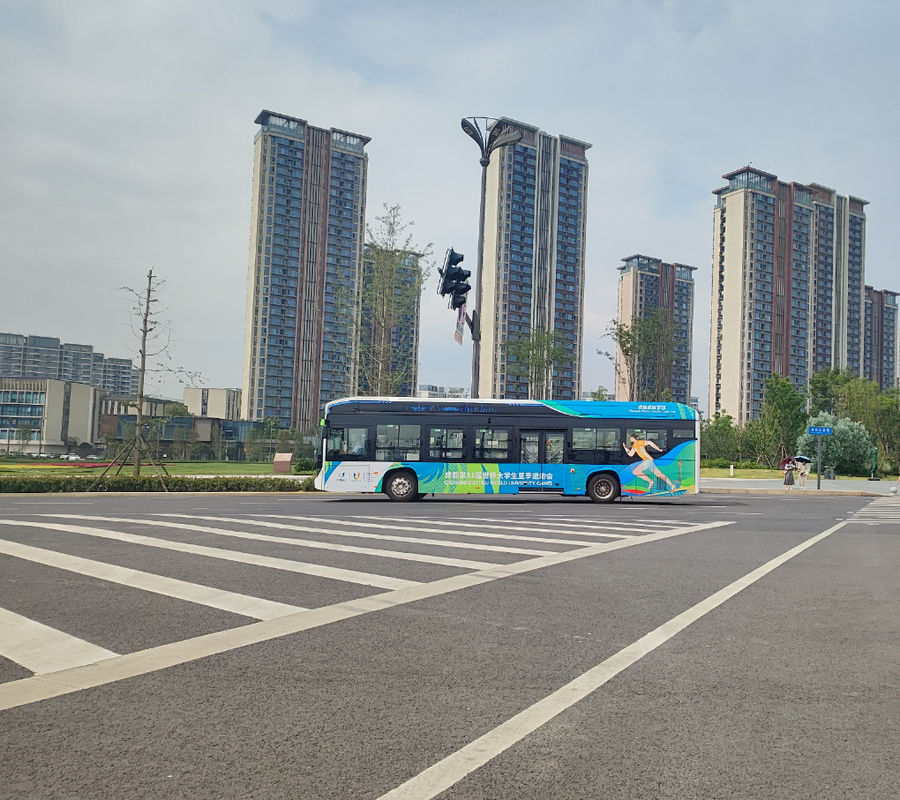 Autobus urbano elettrico a basso piano Autobus espressi nazionali Autobus da 41 posti per il trasporto pubblico.