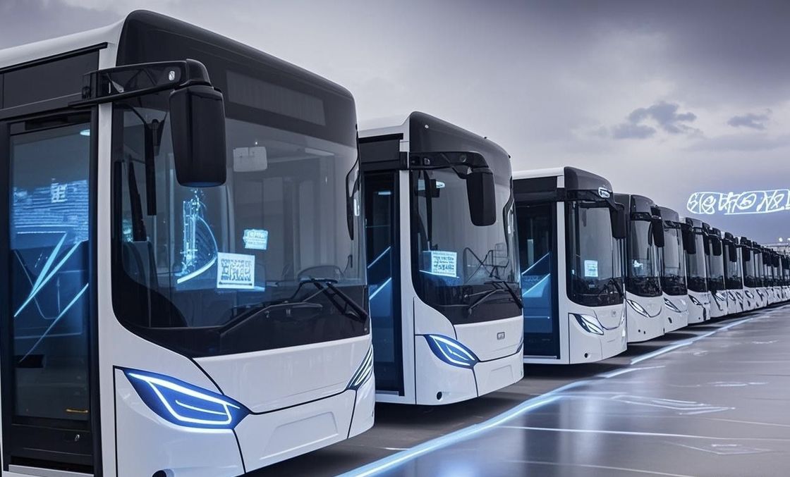 8Autobus urbani elettrici a batteria da 0,5 m Soluzione eco-consapevole per il trasporto pubblico