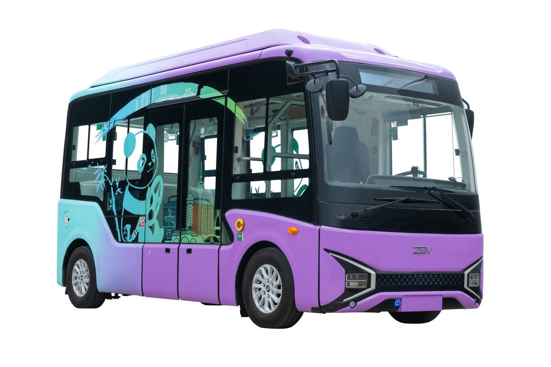 11 Posti Elettrici Mini Bus con Batteria da 80kWh e Trasmissione Automatica per il Trasporto Urbano
