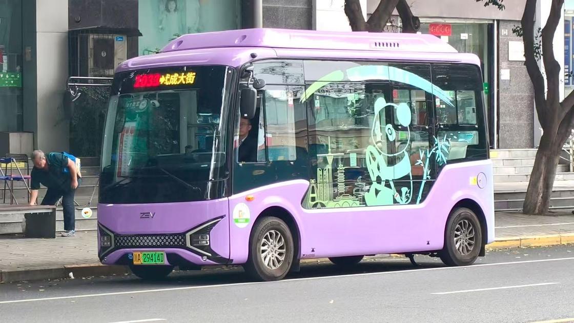 11 Posti Elettrici Mini Bus con Batteria da 80kWh e Trasmissione Automatica per il Trasporto Urbano