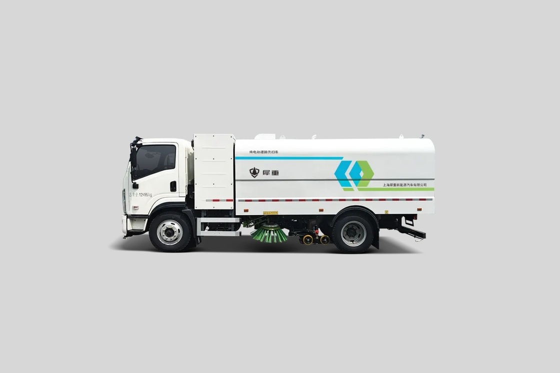 Veicoli per l'igiene urbana 12 T Spazzatrice elettrica Autospazzatrice.