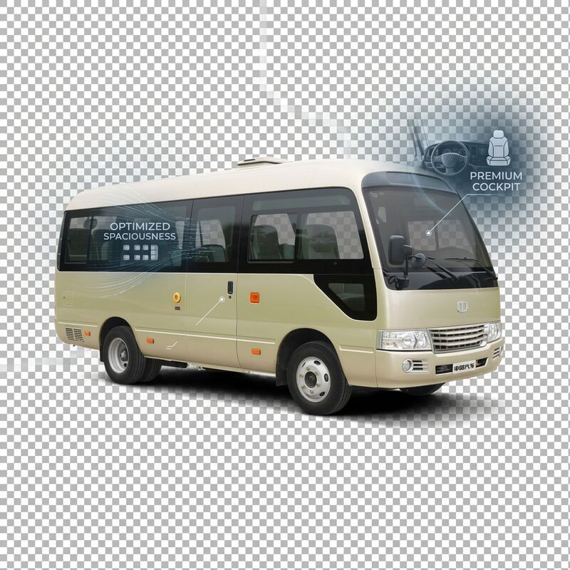 Minibus elettrico da 6 metri con 18 posti e 89,7 kWh di batteria per il trasporto pubblico
