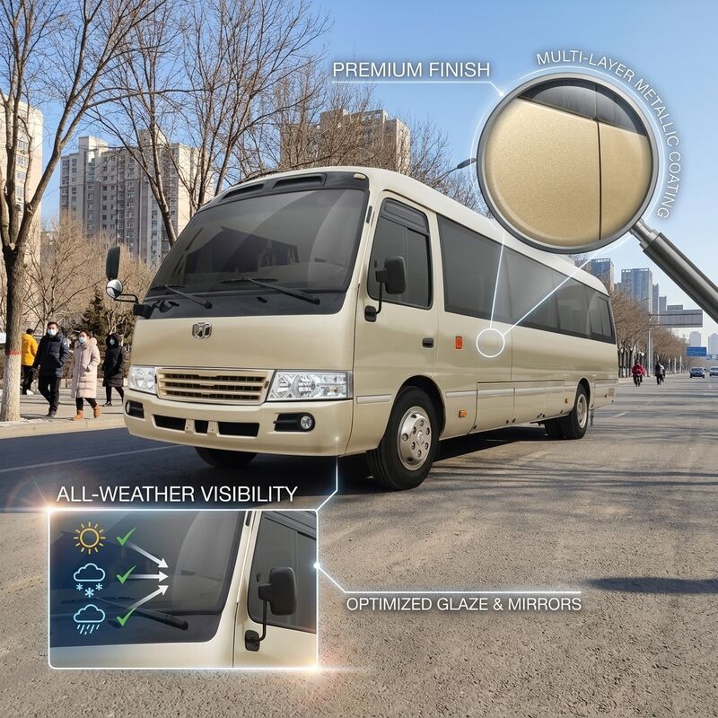 6m 19 energia di Zev Bus LHD dei sedili recuperano Mini Bus elettrico puro 89,7 KWH