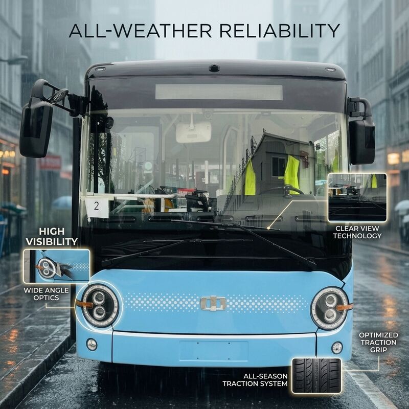 6Minibus elettrico a batteria da 0,6 m 19 posti 95,25 kWh a lunga autonomia trasporto eco-compatibile.