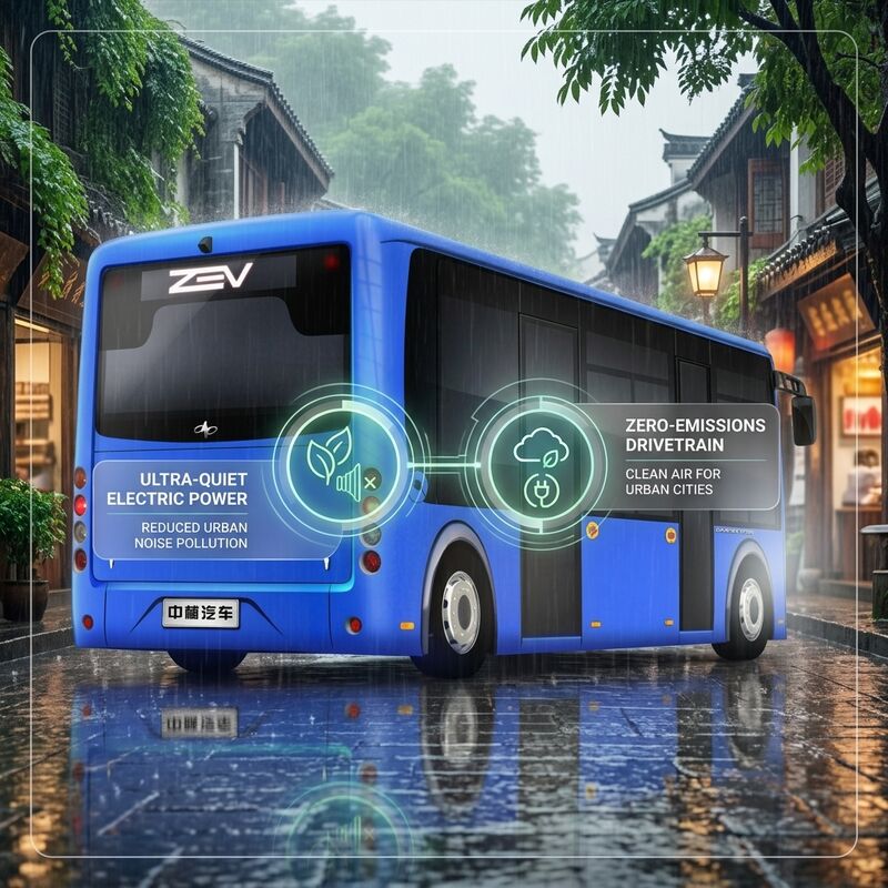 6.6m Autobus elettrici puri Mini City Bus Zero Autobus per il trasporto pubblico 16 posti