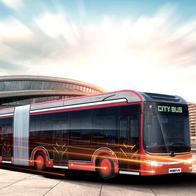 18 metri di Zev Bus 69 km/ora del passeggero del bus 50 dei sedili di capacità di passeggero elettrica 150