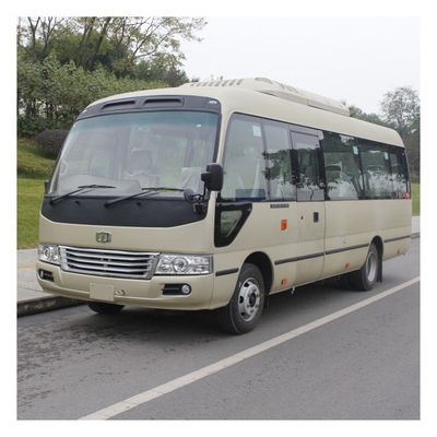 Autobus ZEV 7m Diesel Coaster con 22-26 posti, cambio manuale a 5 marce avanti e aria condizionata da 14000 Kcal/H