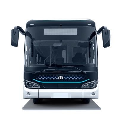 Autobus urbano elettrico a sterzo LHD con sospensione aerea e chilometraggio di 650 km per il trasporto urbano