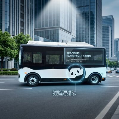 5.9m Minibus elettrici furgone elettrico 14 posti autobus passeggeri per il trasporto pubblico.