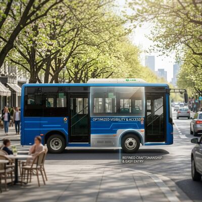 6m Autobus elettrici a batteria minibus elettrico città New energy bus.