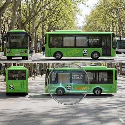6m Pure Electric Bus EV Mini Bus 16 posti Autonomia di 180 km.
