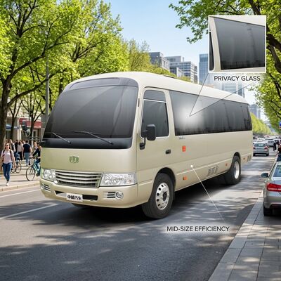 6m Emissioni verdi Autobus elettrico a 12 posti Autobus turistico 100 km/h