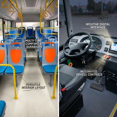 6m Zev Ev Minibus 15 posti Minibus per il servizio di trasporto pubblico