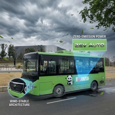 LHD 6,6 m Pure Electric Bus E-Bus con ricarica flash a copertura del pavimento